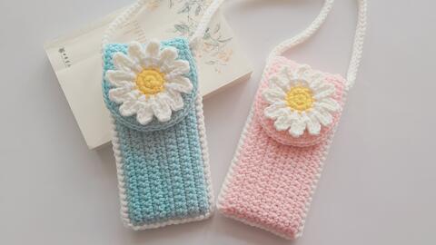 网红小花朵钩针编织视频,轻松学会编织技巧